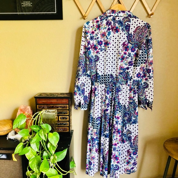 *Sold* ⌈Vintage⌋ Draper & Damons Floral Dress - Picture 7 of 8